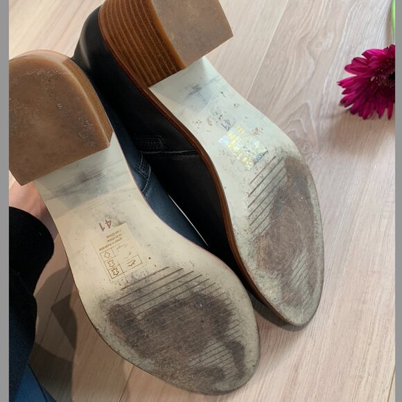 Solsana black ankle boot - Genuine Leather, size 41 - Picture 4 of 5